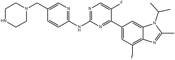 ABEMACICLIB METABOLITES M2, 1231930-57-6, 结构式