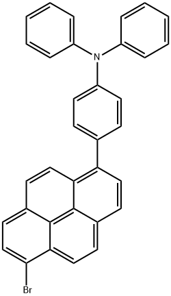 4-(6-溴-1-芘基)-N，N-二苯基苯胺