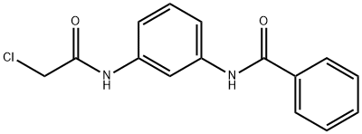 Benzamide, N-[3-[(2-chloroacetyl)amino]phenyl]- Struktur
