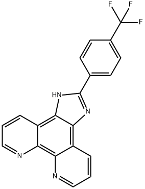 2-(4-trifluoroMethylphenyl)iMidazole[4,5f][1,10]phenanthroline Structure