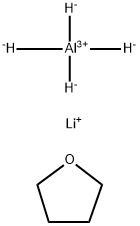 LITHIUM ALUMINUM HYDRIDE BIS(TETRAHYDRO& 化学構造式