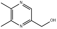 2-Pyrazinemethanol, 5,6-dimethyl- Structure
