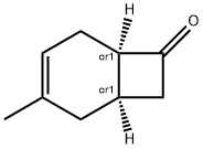 Bicyclo[4.2.0]oct-3-en-7-one, 3-methyl-, (1R,6R)-rel- Structure