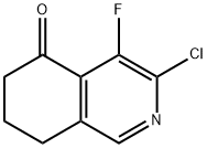 3-Chloro-4-fluoro-7,8-dihydroisoquinolin-5(6H)-one Struktur