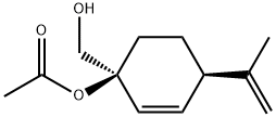 (1S-cis)-α-Acetate 1-Hydroxy-4-(1-methylethenyl)-2-cyclohexene-1-methanol Struktur