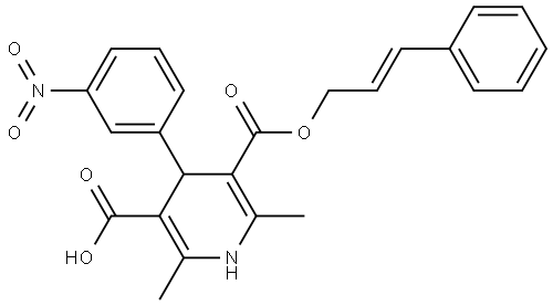 Cilnidipine Impurity 3, 123853-41-8, 结构式