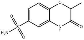 2-甲基-3-氧代-3,4-二氢-2H-1,4-苯并噁嗪-6-磺胺 结构式