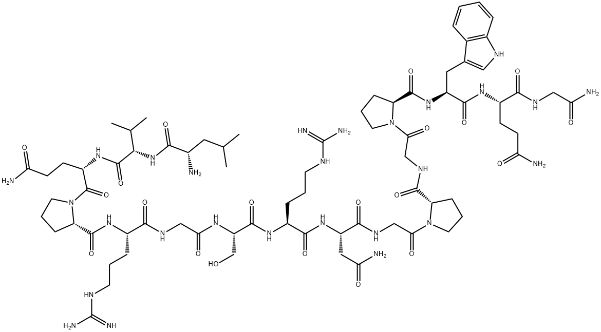 APELIN-36 (1-16) AMIDE (HUMAN), 1241836-78-1, 结构式