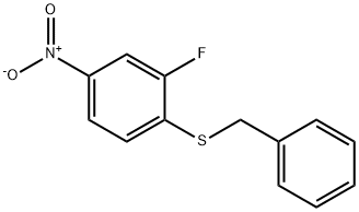 1-(苄基磺基)-2-氟-4-硝基苯
