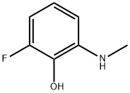 2-fluoro-6-(methylamino)phenol Struktur