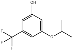 3-异丙氧基-5-(三氟甲基)苯酚, 1243454-18-3, 结构式