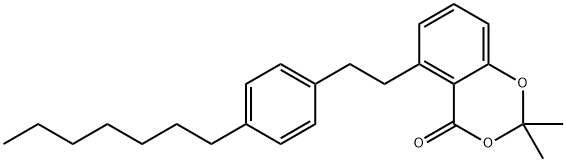 4H-1,3-Benzodioxin-4-one, 5-[2-(4-heptylphenyl)ethyl]-2,2-dimethyl-