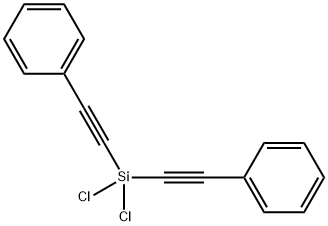Benzene, 1,1'-[(dichlorosilylene)di-2,1-ethynediyl]bis- 结构式