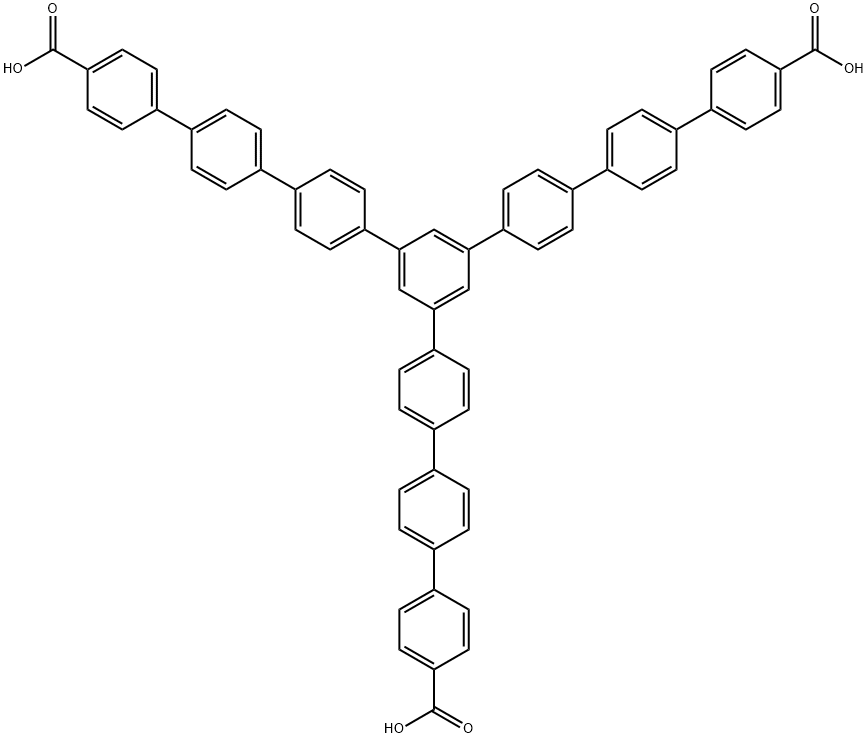 1,3,5-三(三联苯甲酸基)-苯, 1246015-42-8, 结构式