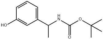 tert-Butyl N-[1-(3-Hydroxyphenyl)ethyl]carbamate Struktur
