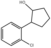 Cyclopentanol, 2-(2-chlorophenyl)- Structure