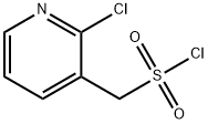 3-Pyridinemethanesulfonyl chloride, 2-chloro- Structure