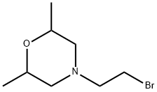 Morpholine,4-(2-bromoethyl)-2,6-dimethyl- Structure
