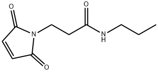 1H-Pyrrole-1-propanamide, 2,5-dihydro-2,5-dioxo-N-propyl- Struktur