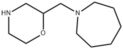 1H-Azepine, hexahydro-1-(2-morpholinylmethyl)- Struktur