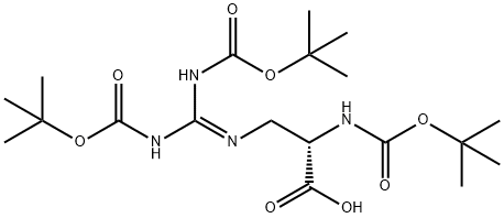 Boc-Alg(Boc)2-OH Structure