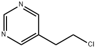 Pyrimidine, 5-(2-chloroethyl)- Structure
