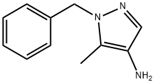 1-苄基-5-甲基-1H-吡唑-4-胺 结构式