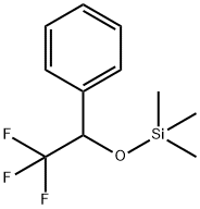 Benzene, [2,2,2-trifluoro-1-[(trimethylsilyl)oxy]ethyl]- Structure