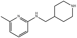 2-Pyridinamine, 6-methyl-N-(4-piperidinylmethyl)- 结构式