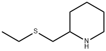 Piperidine, 2-[(ethylthio)methyl]- Struktur