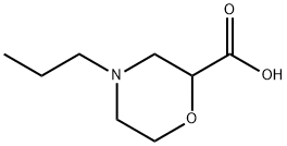 2-Morpholinecarboxylic acid, 4-propyl- Structure