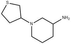 3-Piperidinamine, 1-(tetrahydro-3-thienyl)- Structure