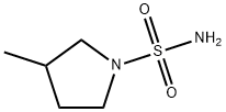 3-methylpyrrolidine-1-sulfonamide 结构式