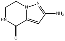 Pyrazolo[1,5-a]pyrazin-4(5H)-one, 2-amino-6,7-dihydro- Structure