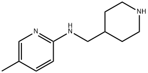 2-Pyridinamine, 5-methyl-N-(4-piperidinylmethyl)-,1250521-91-5,结构式