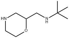 2-Morpholinemethanamine,N-(1,1-dimethylethyl)- Struktur