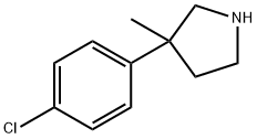 Pyrrolidine, 3-(4-chlorophenyl)-3-methyl-