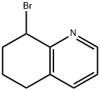 Quinoline, 8-bromo-5,6,7,8-tetrahydro- 化学構造式
