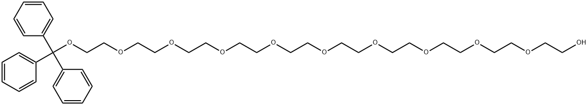 TRT-PEG10-OH 化学構造式