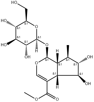 6β-hydroxyl-7-epi-loganin Struktur