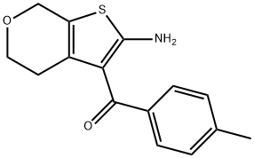 3-(4-methylbenzoyl)-4H,5H,7H-thieno[2,3-c]pyran-2-amine Structure