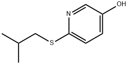 3-Pyridinol, 6-[(2-methylpropyl)thio]- 结构式