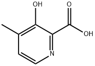 2-Pyridinecarboxylic acid, 3-hydroxy-4-methyl- Struktur