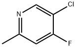 5-氯-4-氟-2-甲基吡啶, 1256812-01-7, 结构式