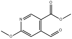 methyl 4-formyl-6-methoxynicotinate, 1256837-32-7, 结构式