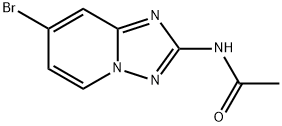 Acetamide, N-(7-bromo[1,2,4]triazolo[1,5-a]pyridin-2-yl)- Struktur
