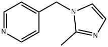 1-[(4-ピリジニル)メチル]-2-メチル-1H-イミダゾール 化学構造式