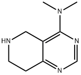 Pyrido[4,3-d]pyrimidin-4-amine, 5,6,7,8-tetrahydro-N,N-dimethyl- 结构式
