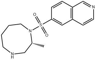 Isoquinoline, 6-[[(2R)-hexahydro-2-methyl-1,4-diazocin-1(2H)-yl]sulfonyl]- Struktur