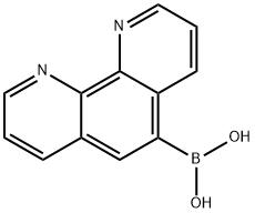 B-1,10-菲罗啉-5-基硼酸, 1258867-75-2, 结构式
